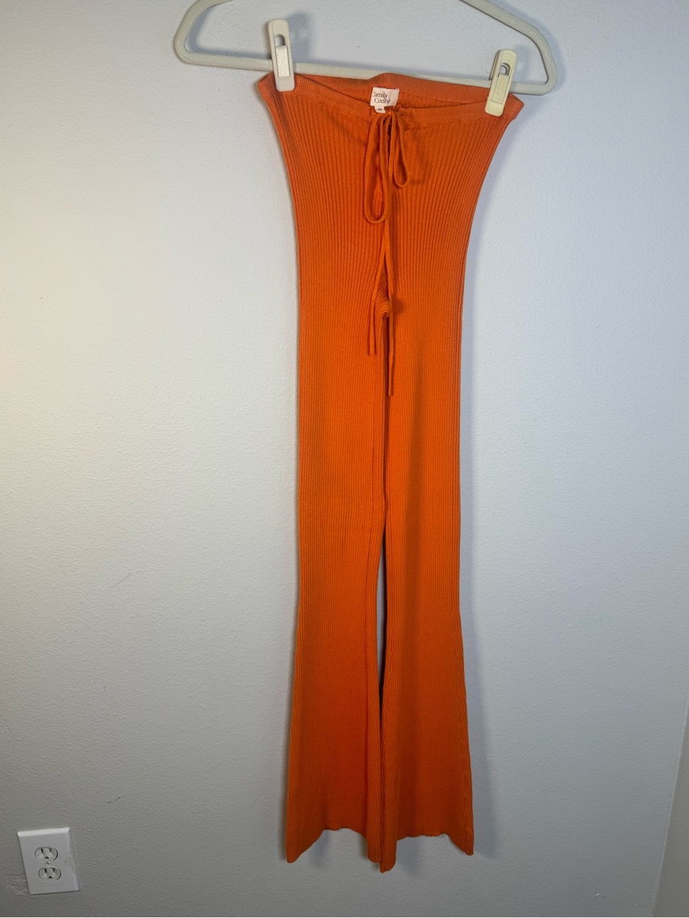 Camila Coelho “Artemis” Lace-Up Knit 2-Piece Set | Orange | Size XS | NWOT - Picture 7 of 11
